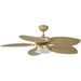 52 in. Dimmable Gold Outdoor Ceiling Fans for Porch Patio, Tropical Quiet Ceiling Fan with Light Kit and Remote-ErisView