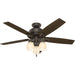 52 in. Unique Ceiling Fans with Lights Kit and Pull Chain, Ceiling Hugger Ceiling Fans-10-ErisView