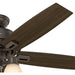 52 in. Unique Ceiling Fans with Lights Kit and Pull Chain, Ceiling Hugger Ceiling Fans-13-ErisView