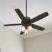 52 in. Unique Ceiling Fans with Lights Kit and Pull Chain, Ceiling Hugger Ceiling Fans-3-ErisView