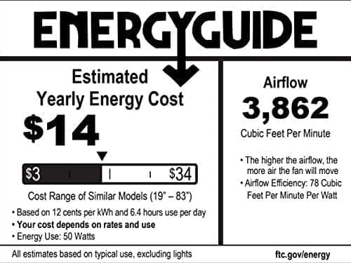 52 in. Unique Ceiling Fans with Lights and Remote, 5 Blades Brass Ceiling Fan-5-ErisView