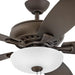 52 in. Wet Rated Outdoor Ceiling Fans, Indoor Brushed Nickel Ceiling Fan-11-ErisView