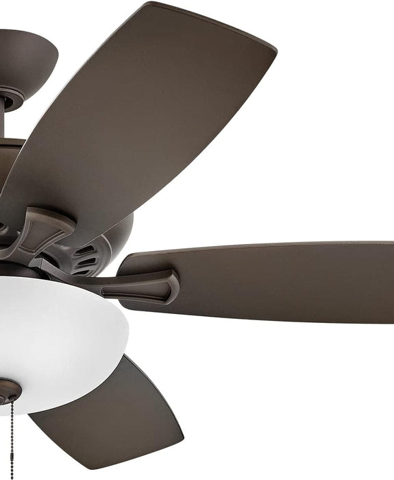 52 in. Wet Rated Outdoor Ceiling Fans, Indoor Brushed Nickel Ceiling Fan-12-ErisView