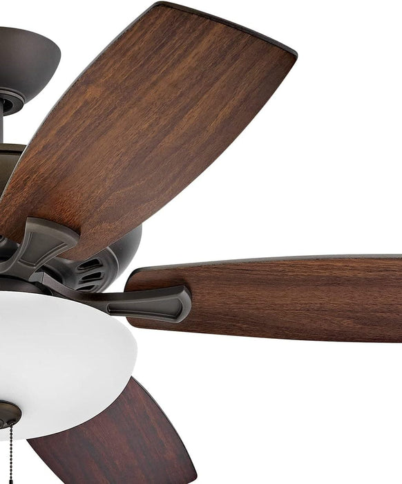 52 in. Wet Rated Outdoor Ceiling Fans, Indoor Brushed Nickel Ceiling Fan-15-ErisView