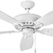 52 in. Wet Rated Outdoor Ceiling Fans, Indoor Brushed Nickel Ceiling Fan-18-ErisView