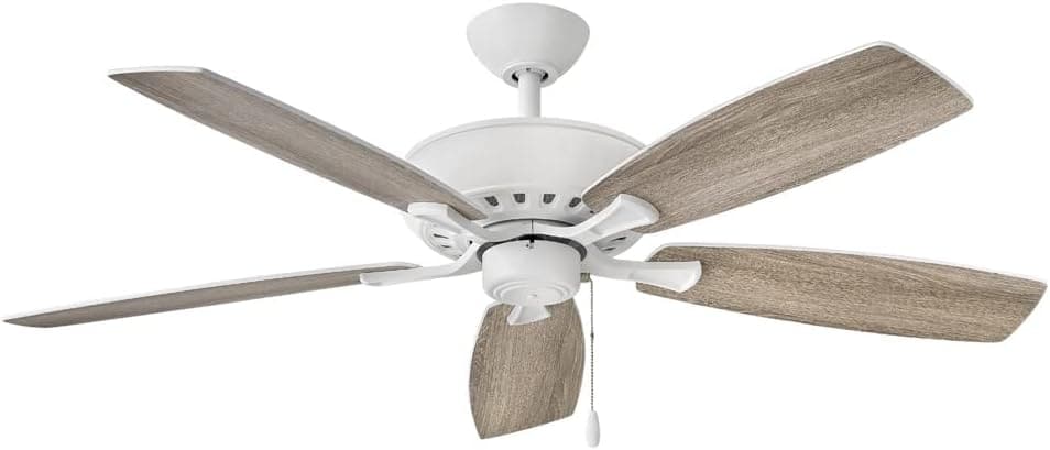 52 in. Wet Rated Outdoor Ceiling Fans, Indoor Brushed Nickel Ceiling Fan-21-ErisView