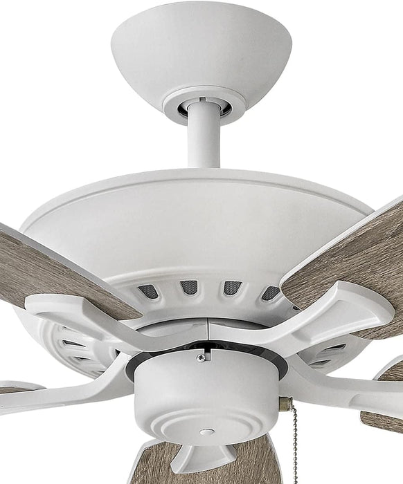 52 in. Wet Rated Outdoor Ceiling Fans, Indoor Brushed Nickel Ceiling Fan-22-ErisView
