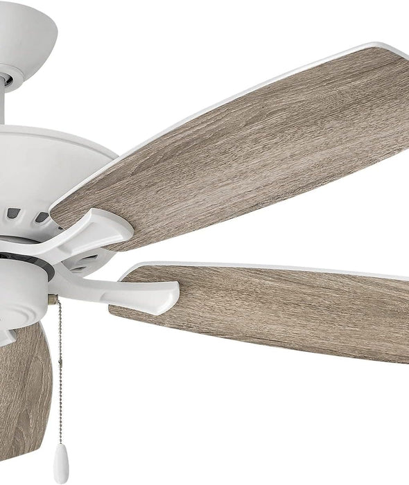 52 in. Wet Rated Outdoor Ceiling Fans, Indoor Brushed Nickel Ceiling Fan-23-ErisView