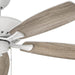 52 in. Wet Rated Outdoor Ceiling Fans, Indoor Brushed Nickel Ceiling Fan-23-ErisView