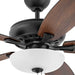 52 in. Wet Rated Outdoor Ceiling Fans, Indoor Brushed Nickel Ceiling Fan-30-ErisView