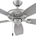 52 in. Wet Rated Outdoor Ceiling Fans, Indoor Brushed Nickel Ceiling Fan-1-ErisView