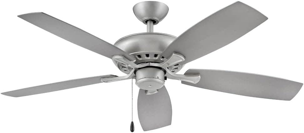 52 in. Wet Rated Outdoor Ceiling Fans, Indoor Brushed Nickel Ceiling Fan-1-ErisView