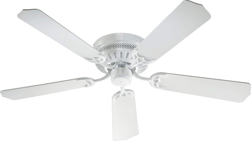 52 in. White Ceiling Fan, Home Ceiling Fan, Best Flush Mount Ceiling Fans-1-ErisView