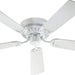 52 in. White Ceiling Fan, Home Ceiling Fan, Best Flush Mount Ceiling Fans-1-ErisView