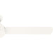 52 in. White Ceiling Fan NO Light, Matte White Ceiling Fan, Hugger Ceiling Fans for Dining Room-13-ErisView