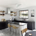 52 in. White Ceiling Fan NO Light, Matte White Ceiling Fan, Hugger Ceiling Fans for Dining Room-3-ErisView