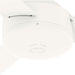 52 in. White Ceiling Fan NO Light, Matte White Ceiling Fan, Hugger Ceiling Fans for Dining Room-7-ErisView