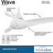 52 in. White Ceiling Fan with Wall Control, Mid Century Modern Ceiling Fan-3-ErisView