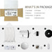 52 in. White Flush Mount Ceiling Fans with Remote, Modern Ceiling Fan with Low Profile Light, Quite Reversible DC Ceiling Fan-7-ErisView
