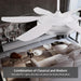 52 in. White Industrial Ceiling Fans with Light and Remote, Farmhouse Modern Dimmable Ceiling Fan for Living Room Bedroom Dining Room-7-ErisView