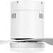 52 in. White Modern Ceiling Fan with Light Remote Control, Reversible Flush Mount Outdoor Patio Ceiling Fan, Farmhouse Ceiling Fan for Bedroom-6-ErisView