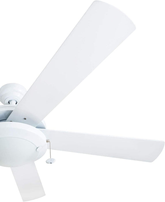 52 in. White Modern LED Ceiling Fan with Light Pull Chain, Reversible Ceiling Fan Winter Summer-11-ErisView