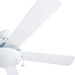 52 in. White Modern LED Ceiling Fan with Light Pull Chain, Reversible Ceiling Fan Winter Summer-11-ErisView