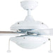 52 in. White Modern LED Ceiling Fan with Light Pull Chain, Reversible Ceiling Fan Winter Summer-14-ErisView