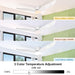 52 in. White Remote Control Ceiling Fan and Light, Modern Flush Mount Ceiling Fan-3-ErisView