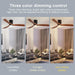 52 in. Wood Ceiling Fan NO Light, 3 Blades Ceiling Fan with Remote, Quiet Energy Efficient Ceiling Fans-13-ErisView