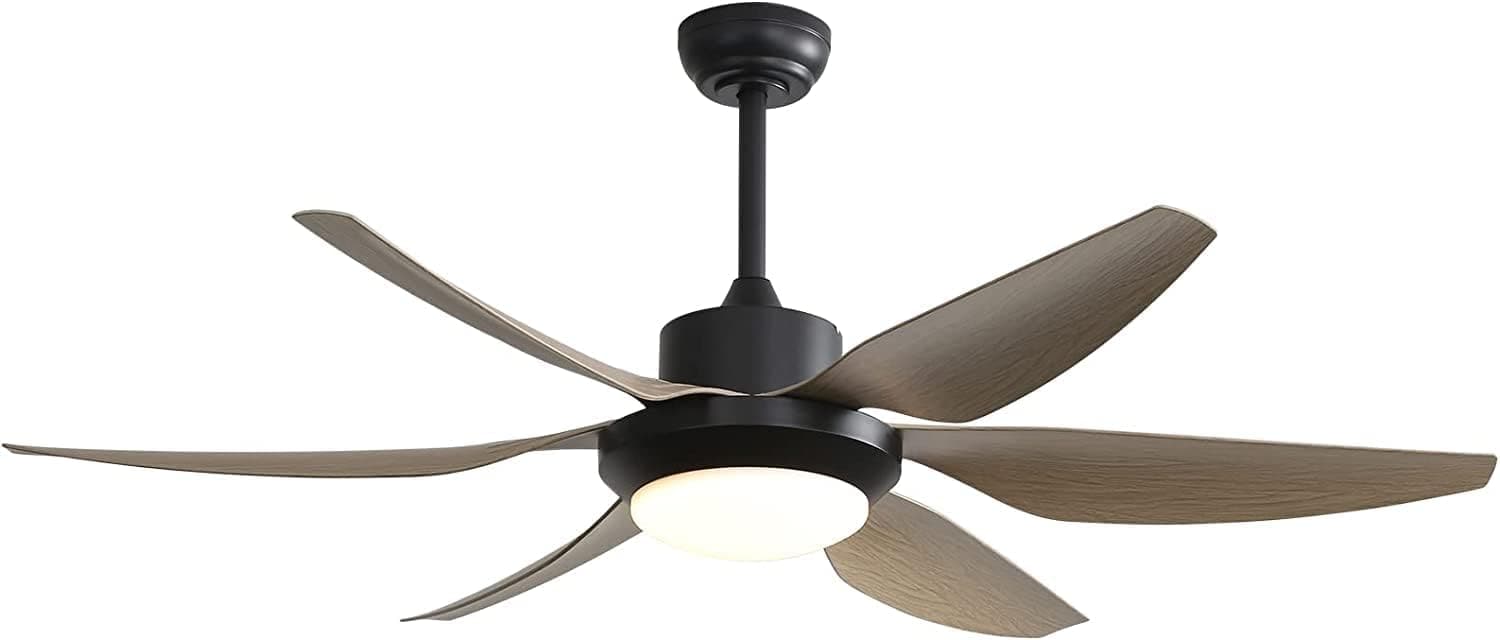 52 in. Wood Ceiling Fan NO Light, 3 Blades Ceiling Fan with Remote, Quiet Energy Efficient Ceiling Fans-23-ErisView