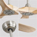 52 in. Wood Ceiling Fan NO Light, 3 Blades Ceiling Fan with Remote, Quiet Energy Efficient Ceiling Fans-43-ErisView