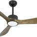 52 in. Wood Ceiling Fan with Light and Remote, 3 Blade Reversible DC Ceiling Fan, Outdoor Ceiling Fan for Patio, Indoor Farmhouse Ceiling Fan for Bedroom-1-ErisView