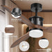 52 in. Wood Ceiling Fan with Light and Remote Control, Modern Silent Reversible Ceiling Fan for Bedroom Living Room-5-ErisView