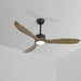 52 in. Wood Ceiling Fan with Light and Remote,Beautiful Ceiling Fans,, LED Dimmable Wood Blade Ceiling Fan-1-ErisView