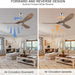 52 in. Wood Ceiling Fan with Remote for Living Room, Walnut Ceiling Fans without Lights, Outdoor Fan for Porch Patio, Ceiling Fan for Sloped Ceiling-12-ErisView