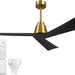 52 in. Wood Ceiling Fans without Lights, 3 Blade Ceiling Fan NO Light, Farmhouse Outdoor Ceiling Fans with Remote for Patio -47-ErisView