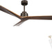 52 in. Wood Ceiling Fans without Lights, 3 Blade Ceiling Fan NO Light, Farmhouse Outdoor Ceiling Fans with Remote for Patio -53-ErisView