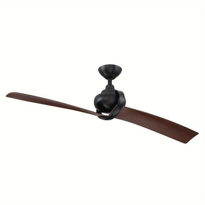 54 in. 2-Blade Modern Ceiling Fan with Remote for Living Room-ErisView