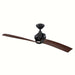 54 in. 2-Blade Modern Ceiling Fan with Remote for Living Room-ErisView
