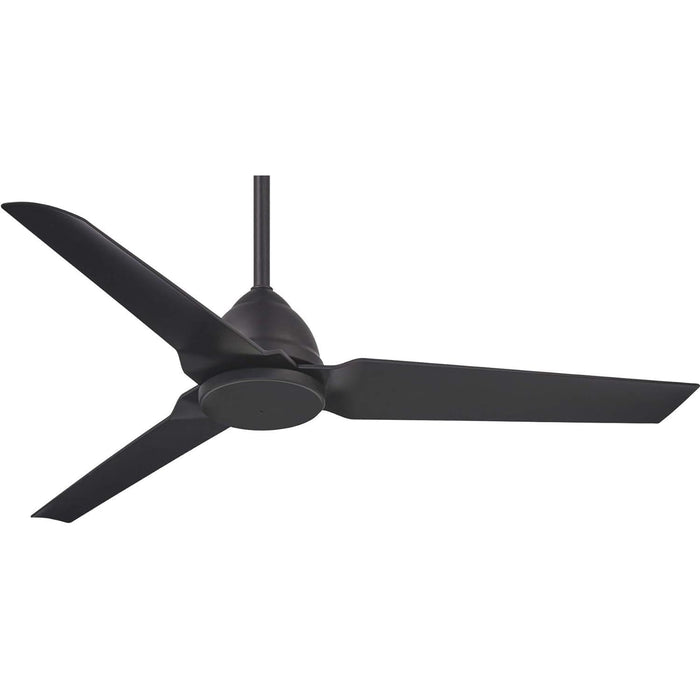 54 in. Black Outdoor Ceiling Fans without Lights, 3 Blade Ceiling Fan, Exterior Ceiling Fans-1-ErisView