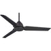 54 in. Black Outdoor Ceiling Fans without Lights, 3 Blade Ceiling Fan, Exterior Ceiling Fans-1-ErisView