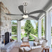 54 in. Black and Gold Ceiling Fan with Lights and Remote, Modern Ceiling Fan with 5 Wood Blades, New Ceiling Fans for Patio Bedroom-10-ErisView