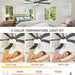 54 in. Black and Gold Ceiling Fan with Lights and Remote, Modern Ceiling Fan with 5 Wood Blades, New Ceiling Fans for Patio Bedroom-12-ErisView