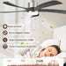 54 in. Black and Gold Ceiling Fan with Lights and Remote, Modern Ceiling Fan with 5 Wood Blades, New Ceiling Fans for Patio Bedroom-16-ErisView