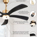 54 in. Black and Gold Ceiling Fan with Lights and Remote, Modern Ceiling Fan with 5 Wood Blades, New Ceiling Fans for Patio Bedroom-4-ErisView