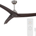 54 in. Ceiling Fan NO Light, Wood Reversible DC Ceiling Fan, Unique Ceiling Fan for Kitchen Bedroom Living Room-8-ErisView
