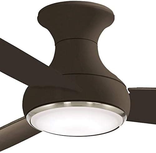 54 in. Ceiling Fan with Light Kit, Oil Rubbed Bronze Ceiling Fan with Hed Opal Glass-5-ErisView