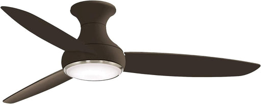54 in. Ceiling Fan with Light Kit, Oil Rubbed Bronze Ceiling Fan with Hed Opal Glass-1-ErisView