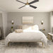 54 in. Ceiling Fan with Recessed Ceiling Fan LED Light, Brushed Brass Ceiling Fan-6-ErisView